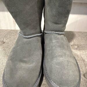 Gray Suede Boots women size 10
